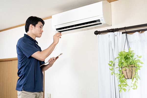 急な故障に駆け付けの様子